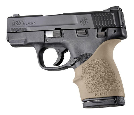 Hogue HandAll Beavertail FDE Grip Sleeve for S&W M&P Shield 45 and Kahr P9/P40/CW9/CW40
