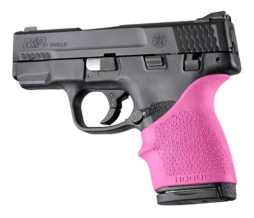 Hogue HandAll Beavertail Rubber Grip Sleeve S&W Shield 45 & Kahr P9/P40/CW9/CW40 - Pink