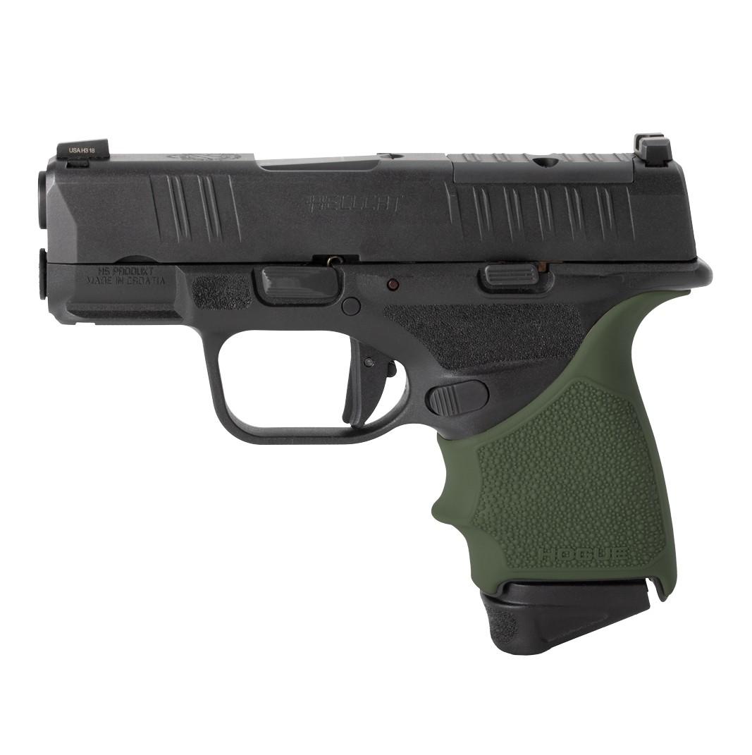 Hogue HandAll Beavertail Pistol Grip Sleeve Springfield Hellcat OD Green