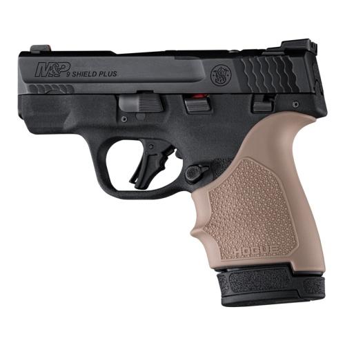 Hogue HandAll Beavertail Handgun Grip Sleeve S&W M&P 9 Shield Plus FDE