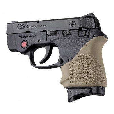 Hogue HandAll Beavertail Rubber Grip Sleeve S&W Bodyguard 380 Taurus TCP Spectrum FDE
