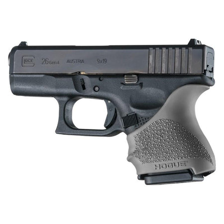 Hogue HandAll Beavertail Grip Sleeve Glock 26 27 Slate Grey