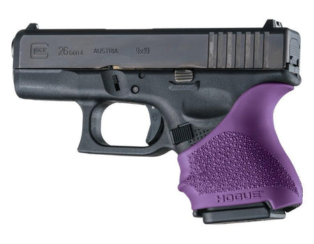 Hogue HandAll Beavertail Handgun Grip Sleeve Glock 26 27 Purple