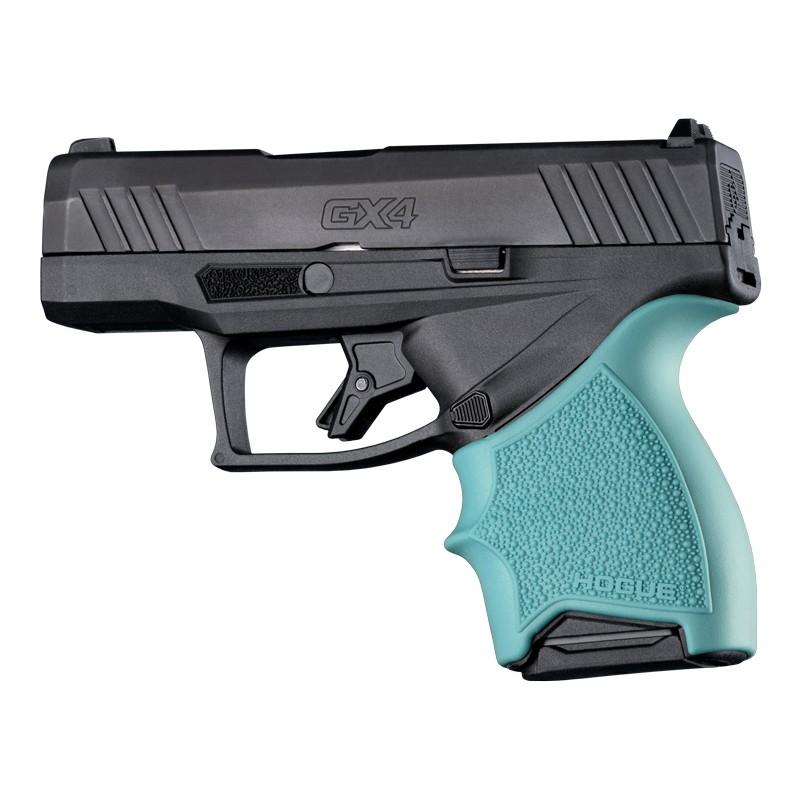 Hogue HandAll Beavertail Handgun Grip Sleeve Taurus GX4/GX4L Aqua Color
