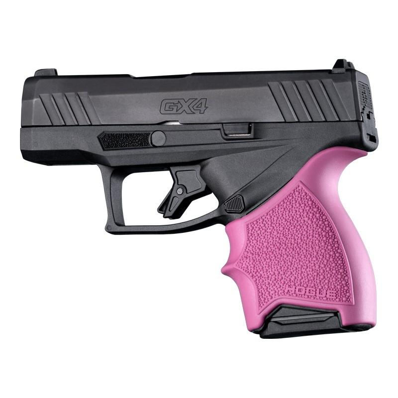 Hogue HandAll Beavertail Handgun Grip Sleeve Taurus GX4/GX4L Pink Color