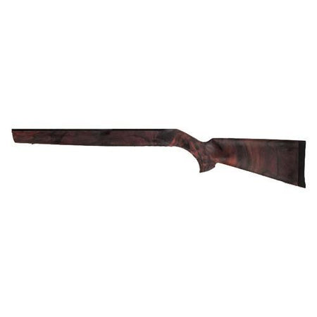Hogue Ruger 10-22 Standard Barrel Rubber Stock in Red Lava