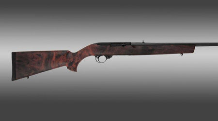 Hogue OverMolded Rubber Stock for Ruger 10-22 .920" Barrel Red Lava Finish