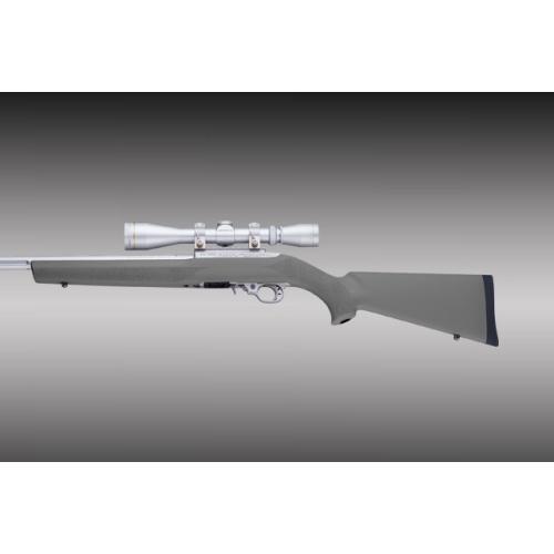 Hogue Overmolded Ruger 10-22 Stock with .920" Dia Barrel Channel - Slate Grey