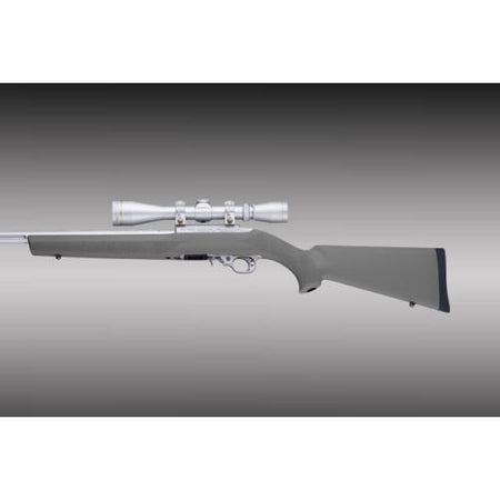 Hogue Overmolded Ruger 10-22 Stock with .920" Dia Barrel Channel - Slate Grey