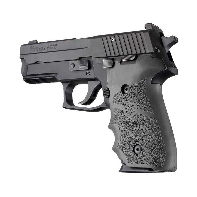 Hogue Sig Sauer P228 P229 Rubber Overmolded Handgun Grip Slate Grey Finger Grooves