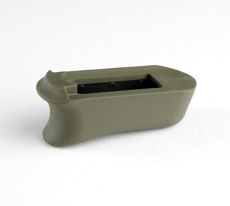 Hogue Kimber Micro 9 Magazine Extended Base Pad Rubber OD Green