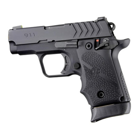 Hogue OverMolded Black Rubber Grip Springfield 911 .380 Ambi Safety