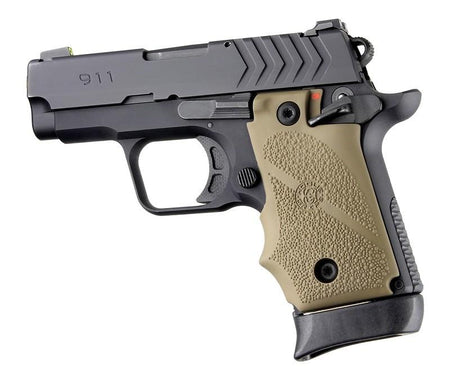 Hogue FDE Rubber Grip Springfield Armory 911 Ambi Safety