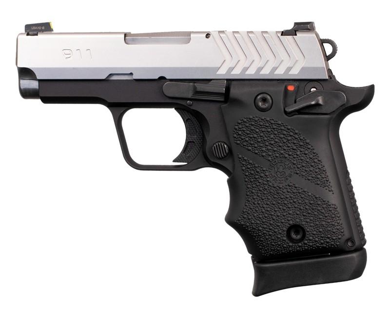 Hogue Black Rubber Grip with Ambi Safety for Springfield 911 9mm