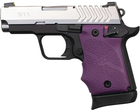 Hogue Purple Rubber Grip with Ambi Safety for Springfield 911 9mm