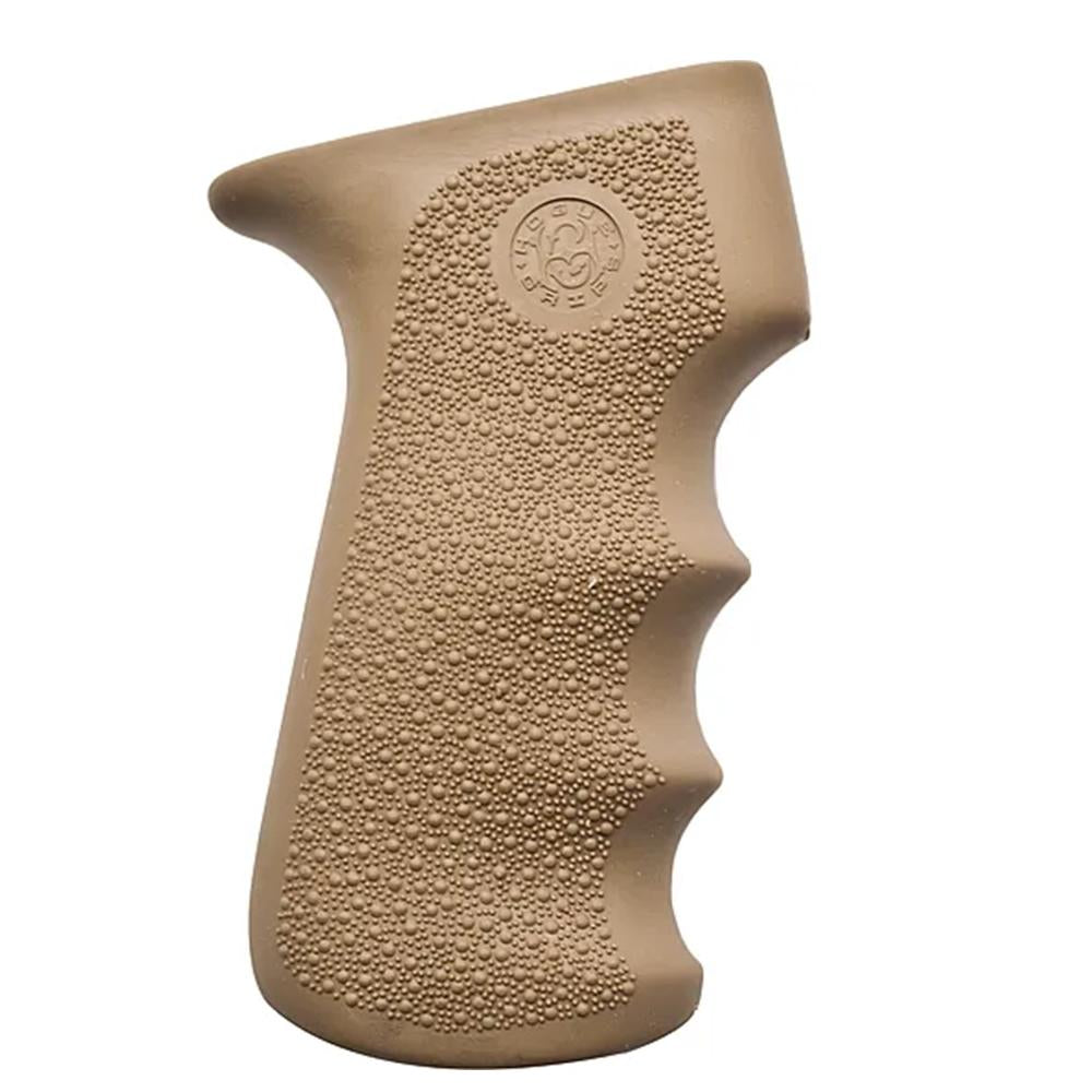 Hogue AK-47 Finger Groove Rubber Grip - Flat Dark Earth / Desert Tan