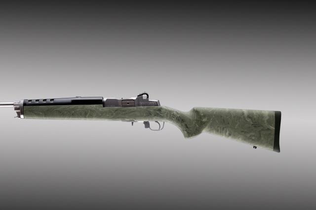 Hogue Ruger Mini-14/30 OverMolded Rifle Stock Ghillie Green (Post 180 S/N)
