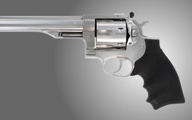 Hogue Bantam Rubber Grip for Ruger Redhawk - Cobblestone Finish No Screws