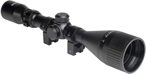 Hatsan Optima AO Airgun Scope 3-12X50 with Rings & Caps