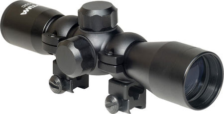 Hatsan Optima Compact Scope 4x32C with Rings & Caps