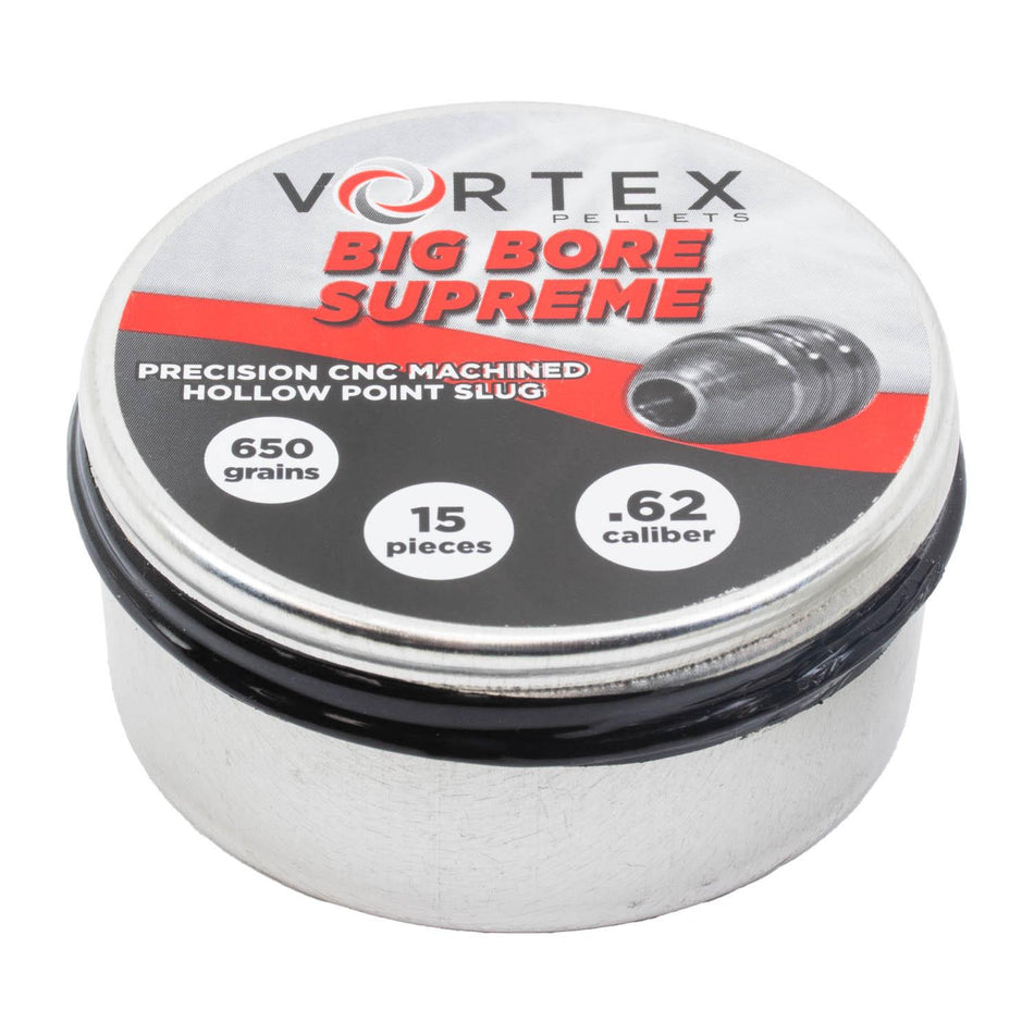 Vortex Big Bore Supreme PCP Air Rifle Pellets .62 Caliber 650 gr 15/ct