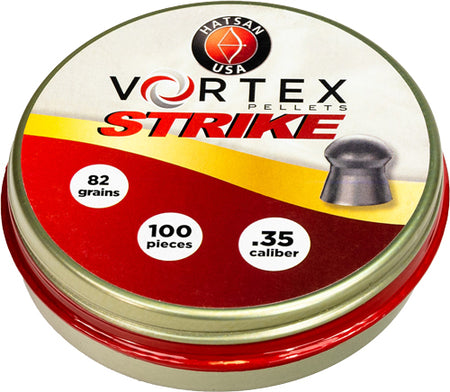 Hatsan Vortex Strike .35 Caliber 81.02 Grain Pellets Tin of 100