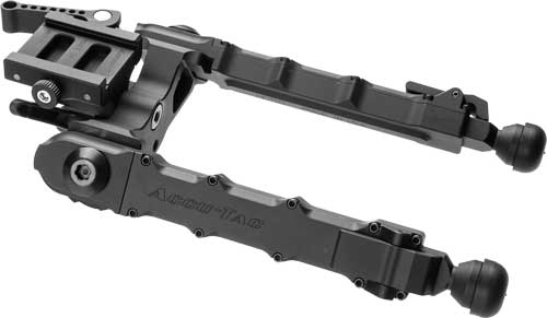 Accu-Tac HD-50 LR Heavy Duty Bipod ARCA Spec QD 7"-10" Flat Black