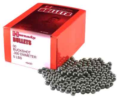 Hornady 00 Buckshot Lead Pellets 5 lb Box 6BX/CS