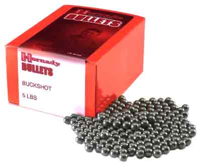 Hornady #4 Buckshot Lead Pellets 5 lb Box 6BX/CS