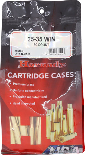 Hornady 25-35 Unprimed Rifle Brass Cases 50/Box