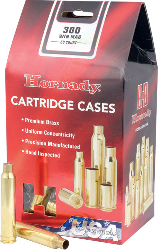 Hornady 300 Win Mag Unprimed Rifle Cases 50ct 5PK/CS