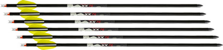 Wicked Ridge Crossbow Bolt XX75 Aluminum 20 Inch Alpha Nock 6 Pack