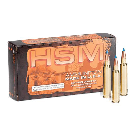 HSM .220 Swift Rifle Ammo  Blitzking PolyTip 50 grain 