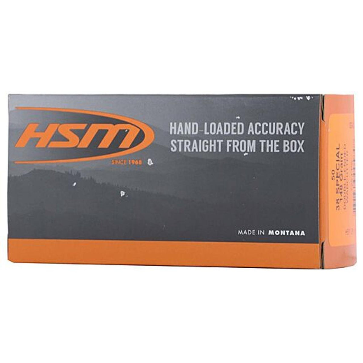 HSM .38 Special Handgun Ammo Training Plated Flat Point FMJ 158 grain 