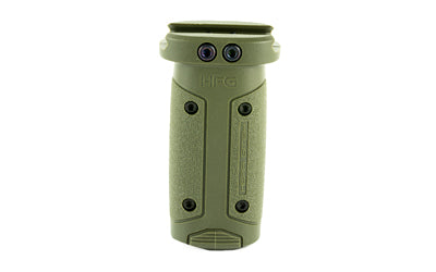 Hera USA HFG AR-15 Vertical Front Grip, Picatinny Rail, Internal Storage Compartment, OD Green 11.09.03