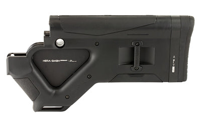 Hera USA CQR California Version Fixed Stock for AR-15 Mil-Spec and DPMS GII 308, Black Polymer 12.12CA