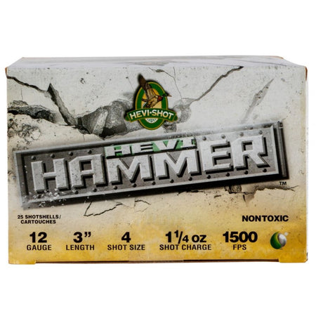 HEVI-Shot 12 Gauge HS28004 HEVI-Hammer Waterfowl 3" 1-1/4oz 4 Shot
