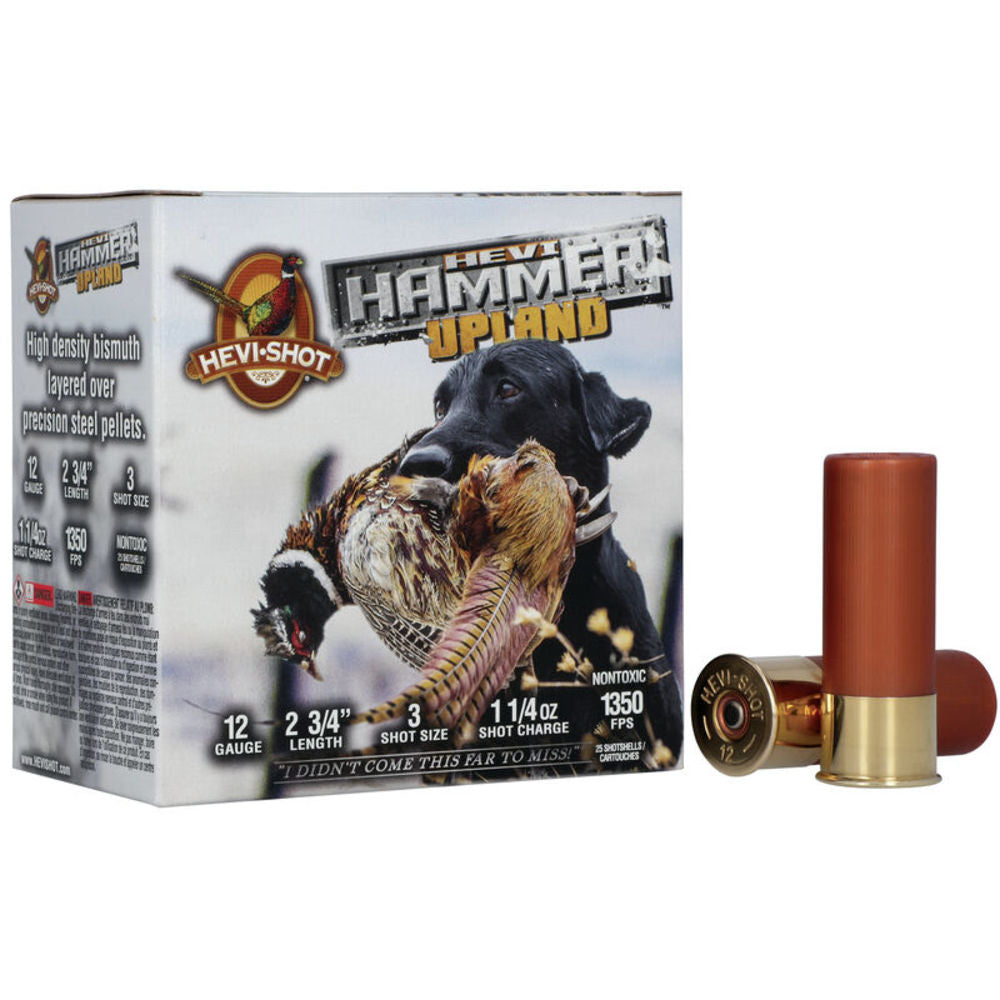 HEVI-Shot 12 Gauge Shotgun Shells HEVI-Hammer Upland #3 1-1/4 oz 2.75 in