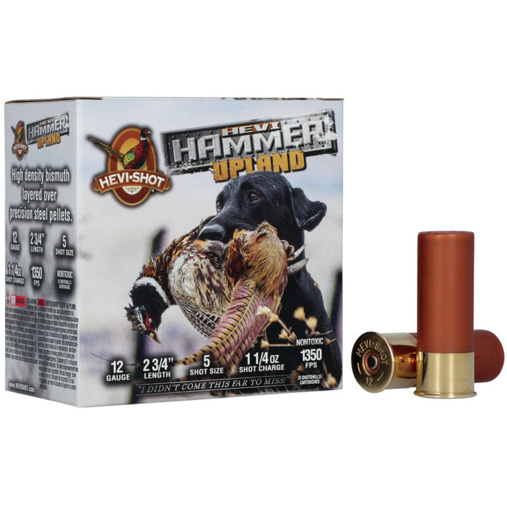 HEVI-Shot 12 Gauge Shotgun Shells HEVI-Hammer Upland #5 1-1/4 oz 2.75 in