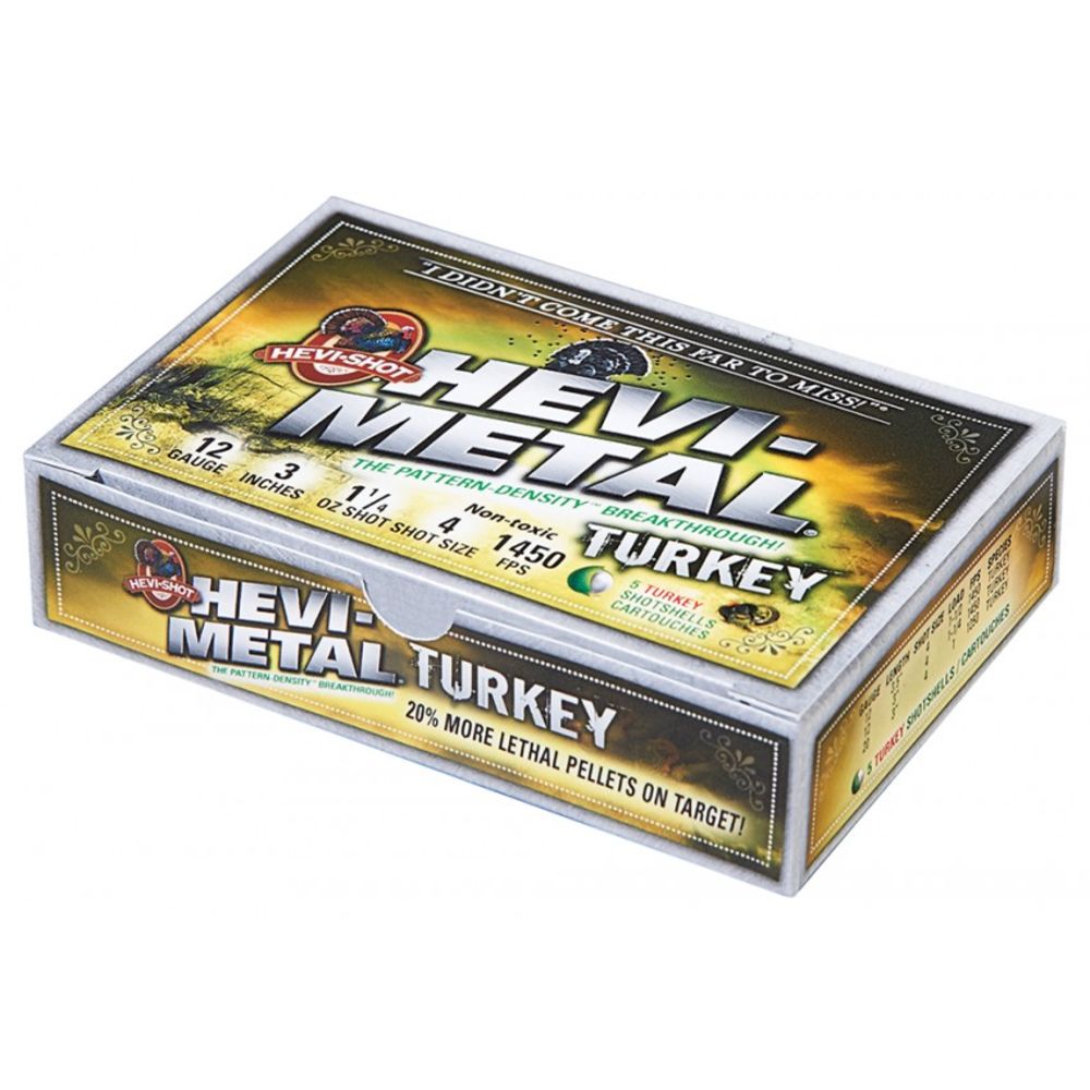 HEVI-Shot 12 Gauge HS30045 816383300459 816383300459 3" 1-1/4oz 4 Shot