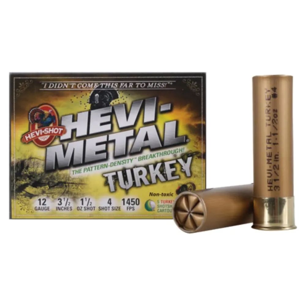 HEVI-Shot 12 Gauge HS33345 HEVI-Metal Turkey 3.5" 1-1/2oz 4/6 Shot