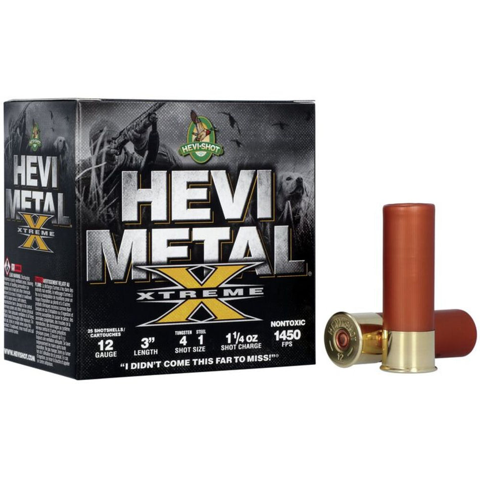 HEVI-Shot 12 Gauge HS38122 HEVI-Metal Extreme 3" 1-1/4oz 4/1 Shot