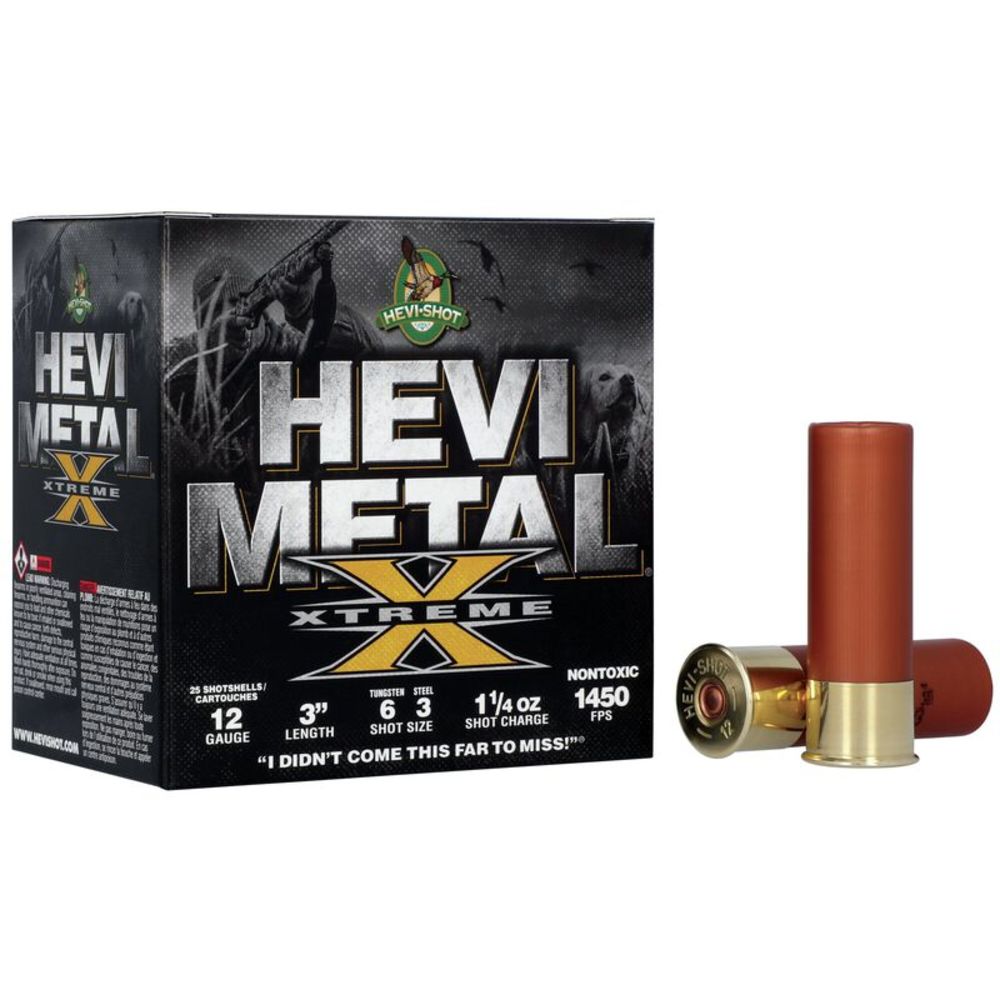 HEVI-Shot 12 Gauge HS38126 HEVI-Metal Extreme 3" 1-1/4oz
