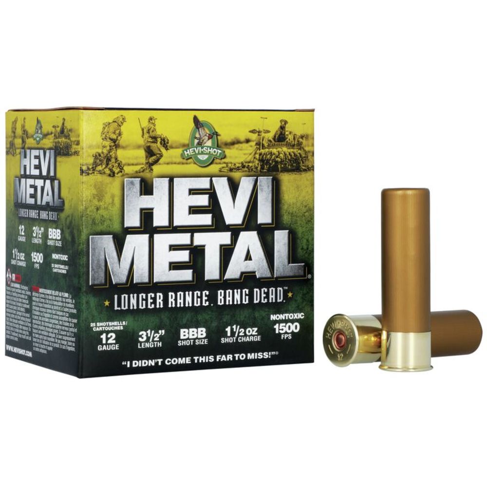 HEVI-Shot 12 Gauge HS38508 HEVI-Metal Longer Range 3.5" 1-1/2oz BBB