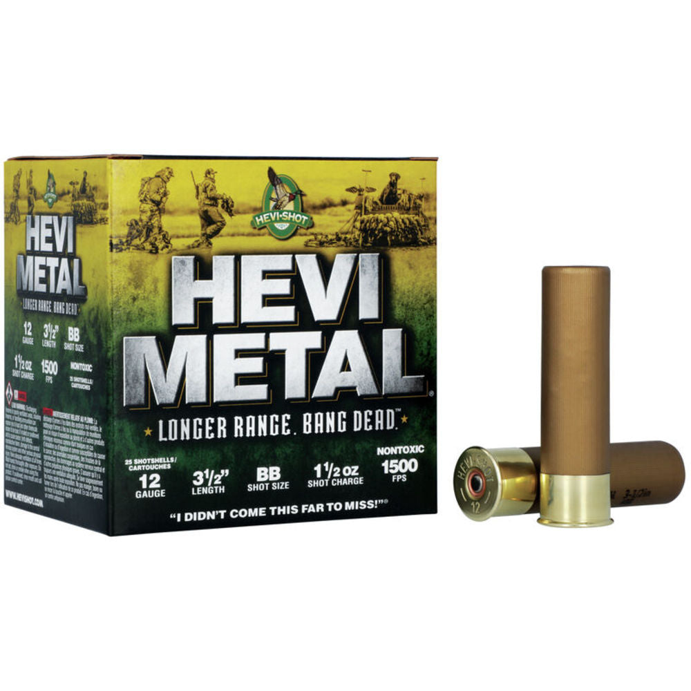 HEVI-Shot 12 Gauge HS38588 HEVI-Metal Longer Range 3.5" 1-1/2oz BB
