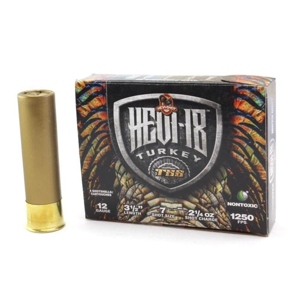 HEVI-Shot 12 Gauge HS4507 HEVI-18 TSS Turkey 3.5" 21/4oz 7 Shot