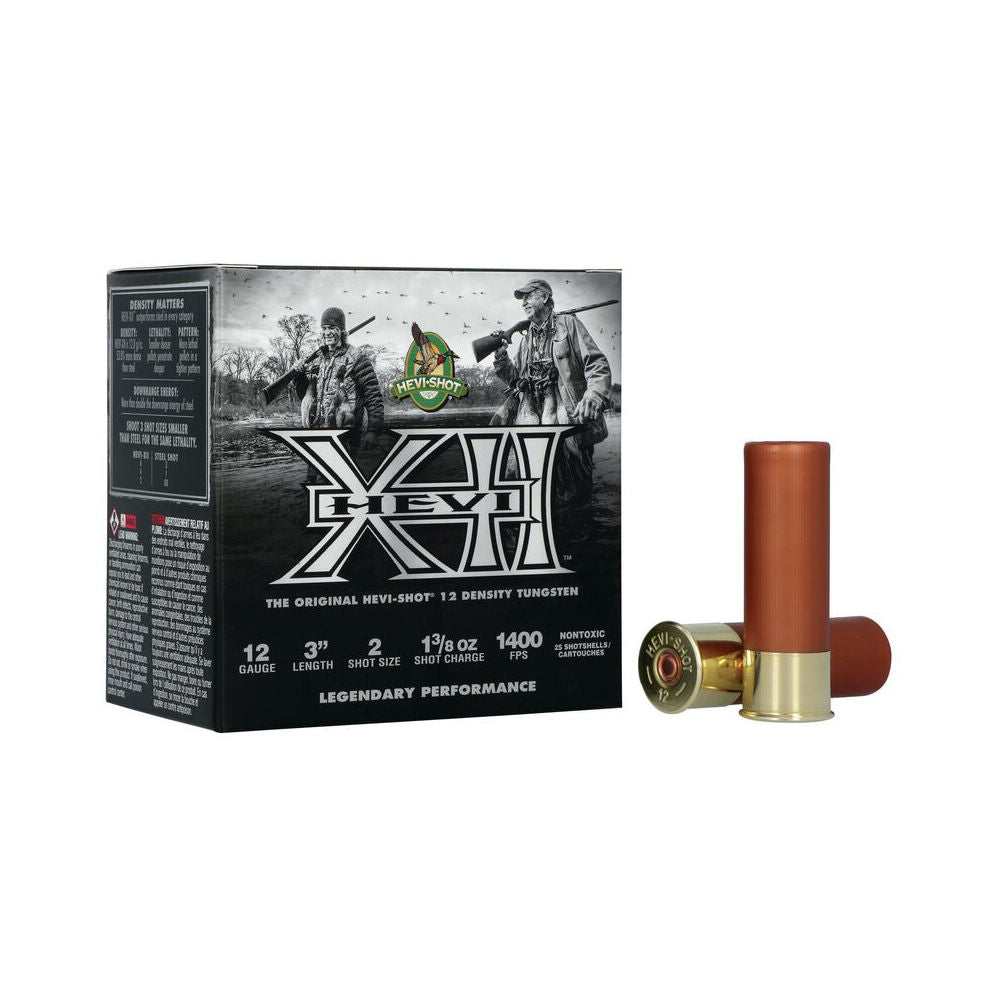 HEVI-Shot 12 Gauge HS51202 HEVI-XII Waterfowl 3" 1-3/8oz 2 Shot