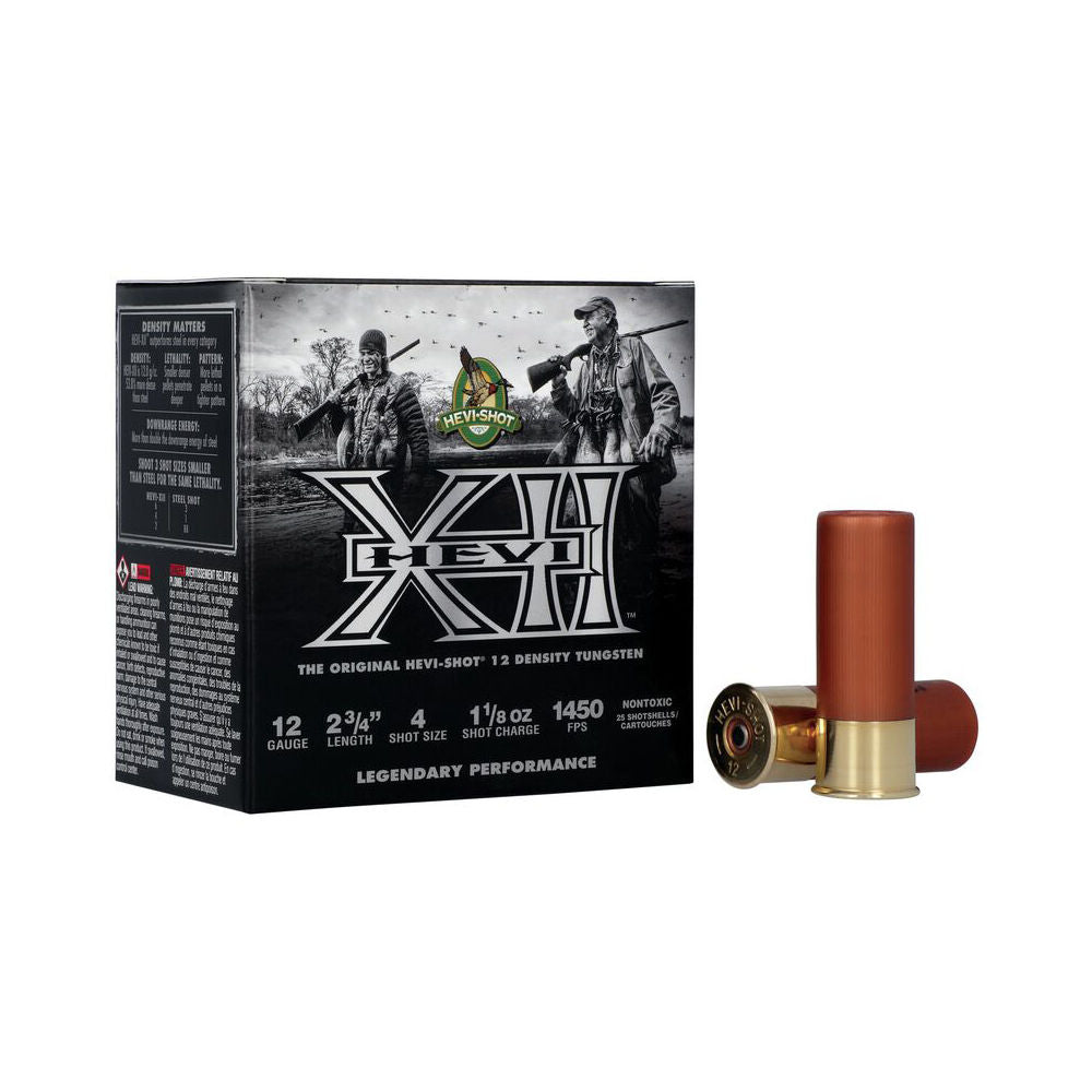 HEVI-Shot 12 Gauge HS51314 HEVI-XII Waterfowl 2.75" 1-1/8oz 4 Shot