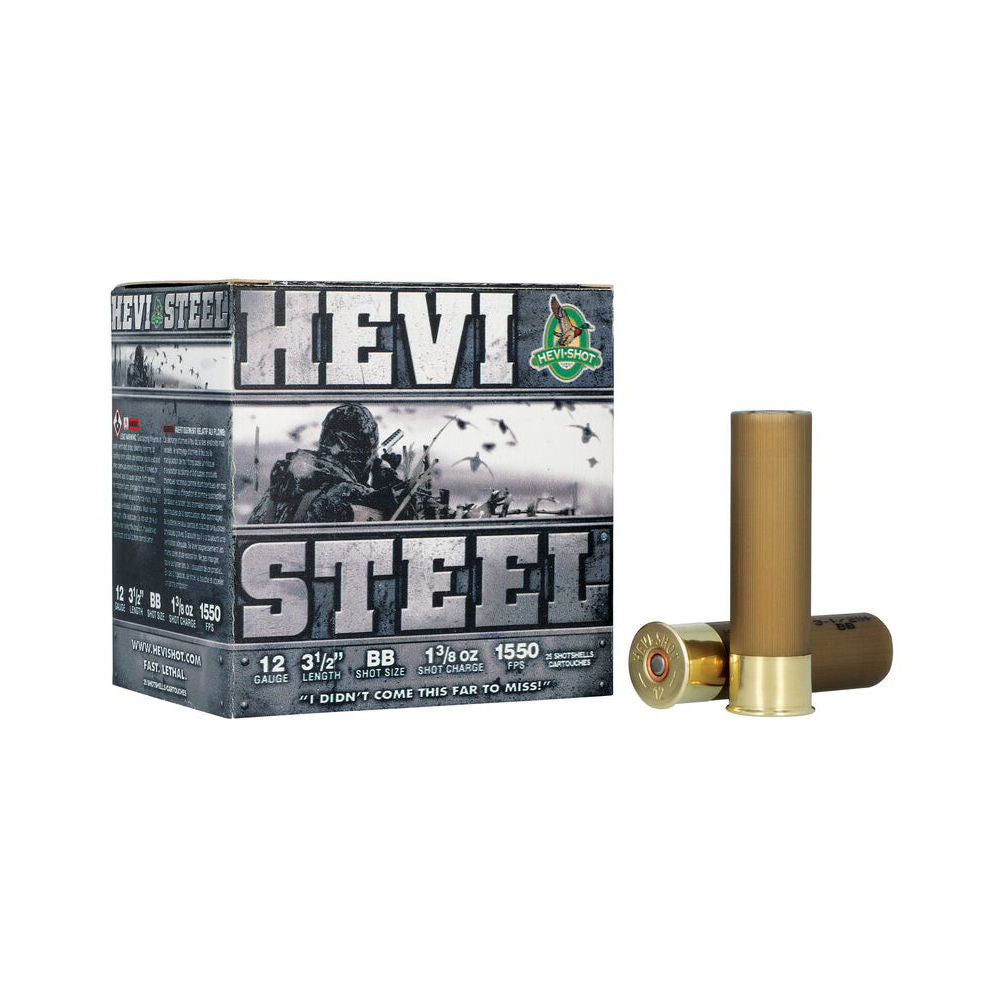 HEVI-Shot 12 Gauge HS65088 HEVI-Steel Waterfowl 3.5" 1-3/8oz BB