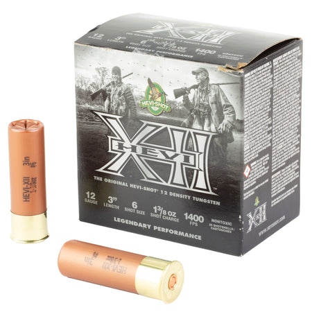 HEVI-Shot 12 Gauge HS51206 HEVI-XII Waterfowl 3" 1-3/8oz 6 Shot